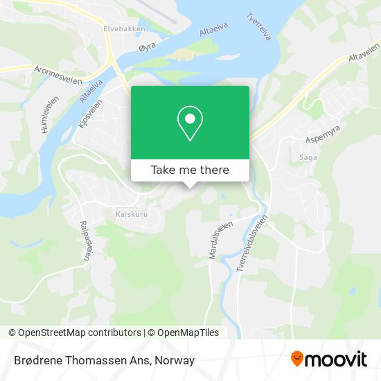 Brødrene Thomassen Ans map