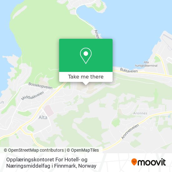 Opplæringskontoret For Hotell- og Næringsmiddelfag i Finnmark map