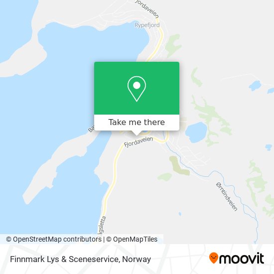 Finnmark Lys & Sceneservice map