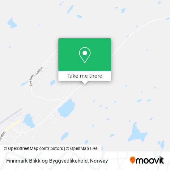 Finnmark Blikk og Byggvedlikehold map