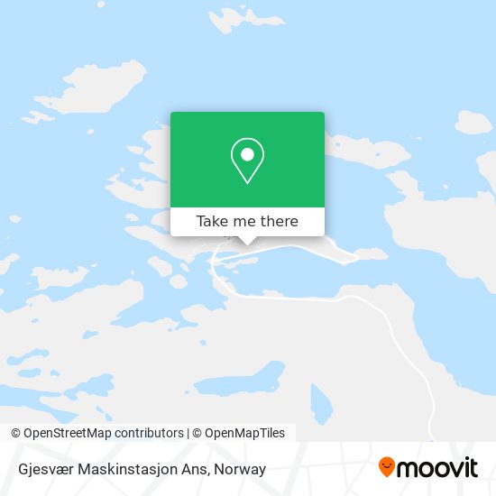 Gjesvær Maskinstasjon Ans map