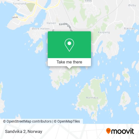 Sandvika 2 map