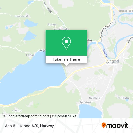 Aas & Høiland A/S map