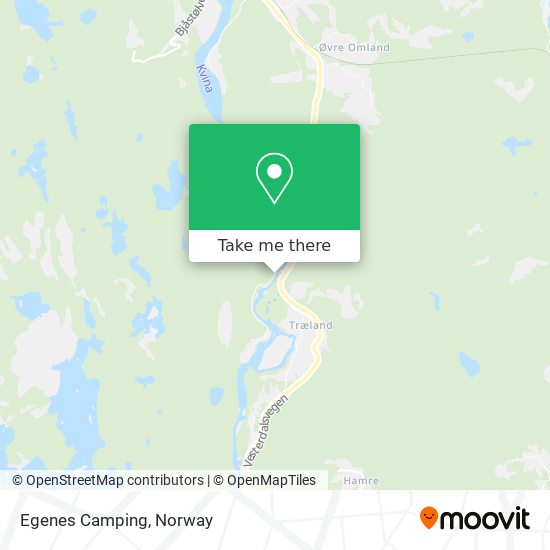 Egenes Camping map