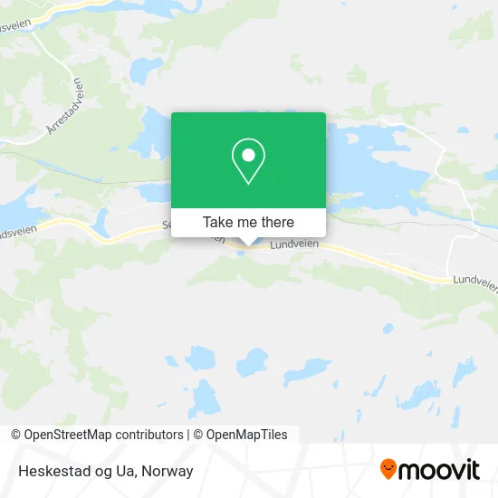 Heskestad og Ua map