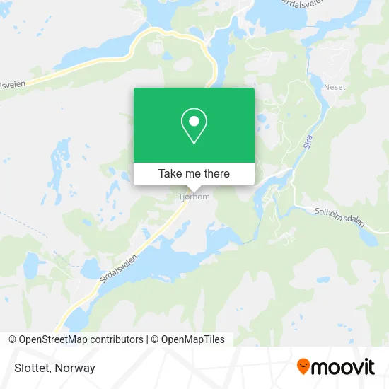 Slottet map