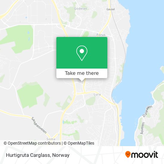 Hurtigruta Carglass map