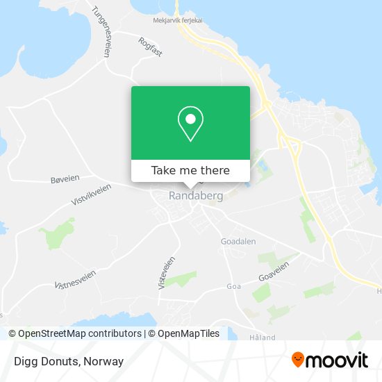 Digg Donuts map