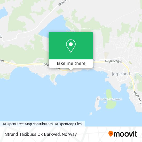 Strand Taxibuss Ok Barkved map