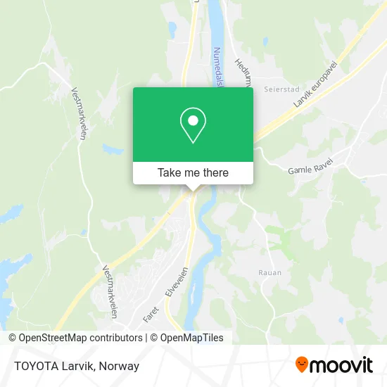 TOYOTA Larvik map