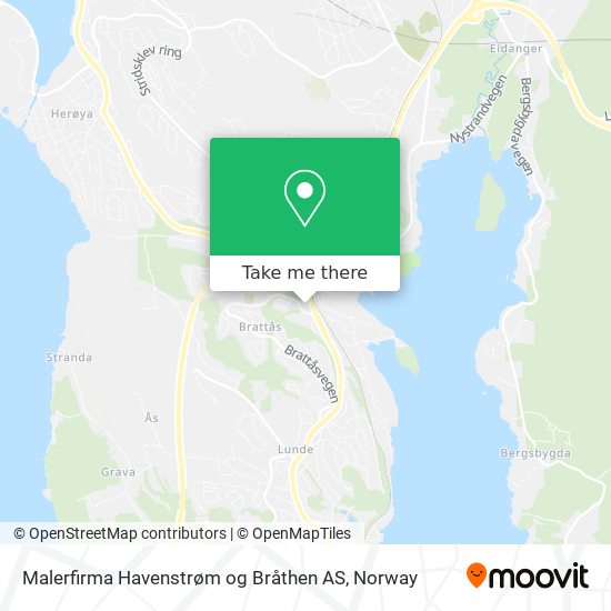 Malerfirma Havenstrøm og Bråthen AS map