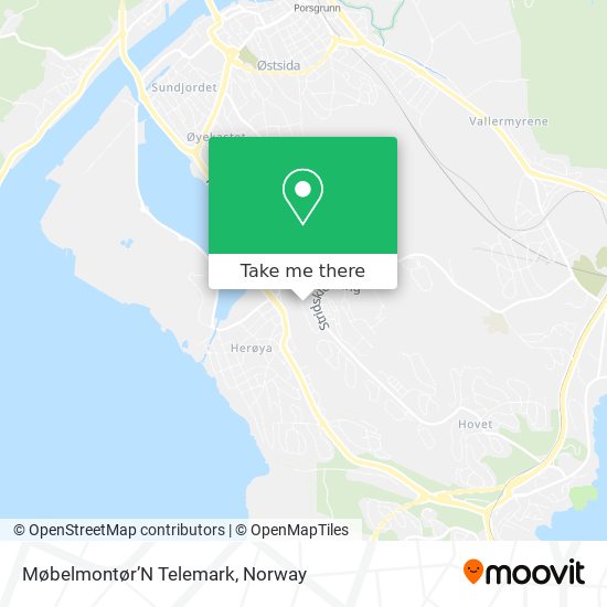Møbelmontør’N Telemark map