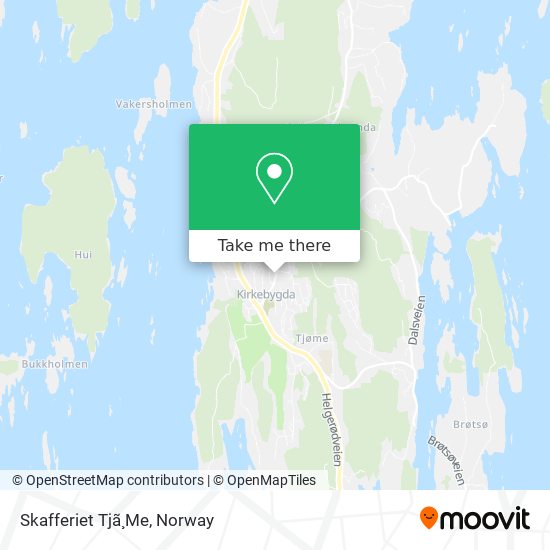 Skafferiet Tjã¸Me map