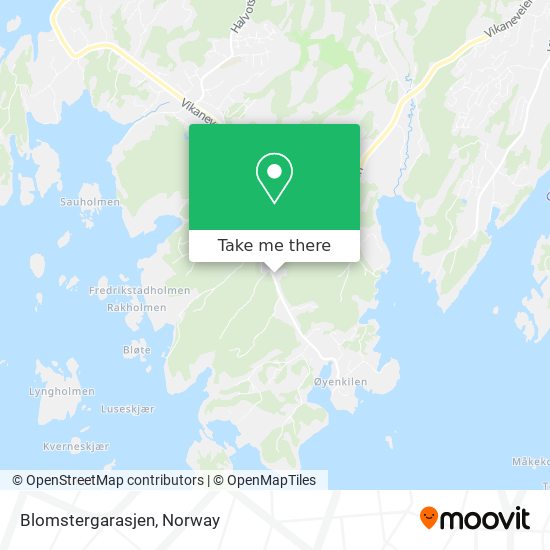 Blomstergarasjen map