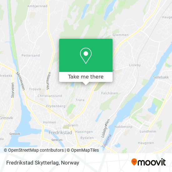 Fredrikstad Skytterlag map