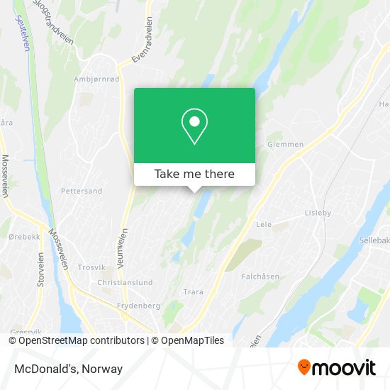 McDonald's map