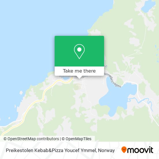 Preikestolen Kebab&Pizza Youcef Ymmel map