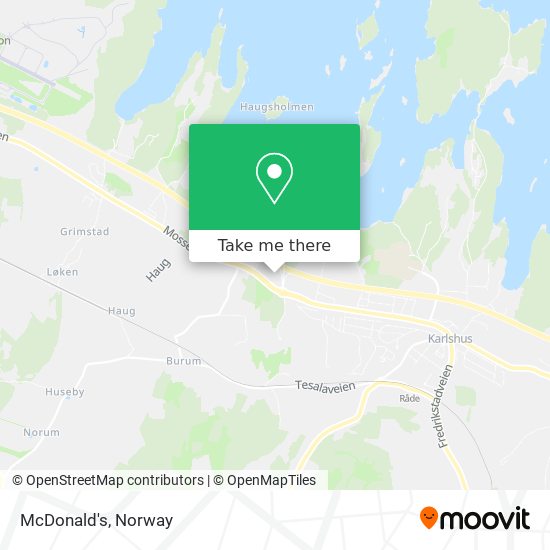 McDonald's map