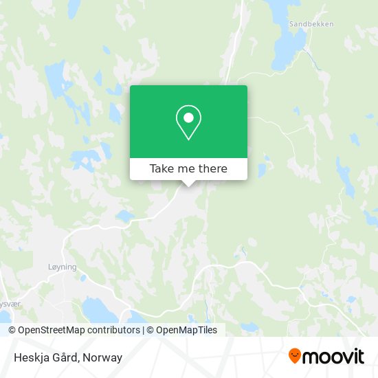 Heskja Gård map