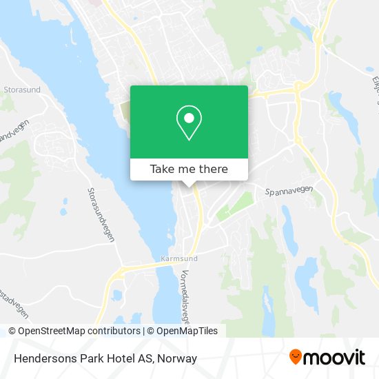 Hendersons Park Hotel AS map