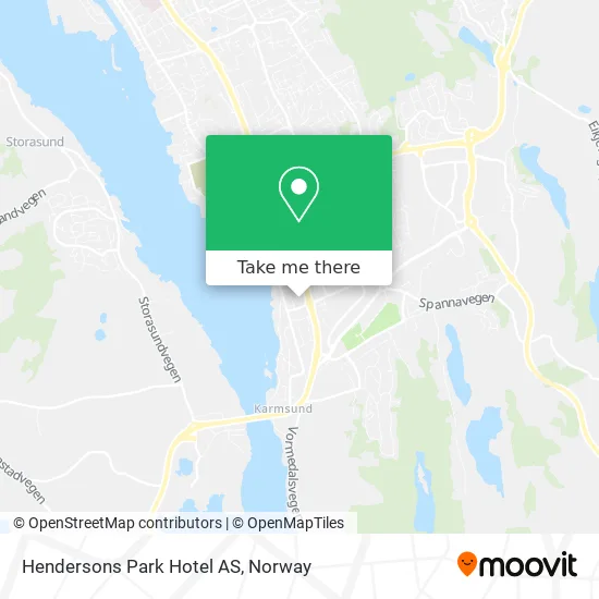 Hendersons Park Hotel AS map