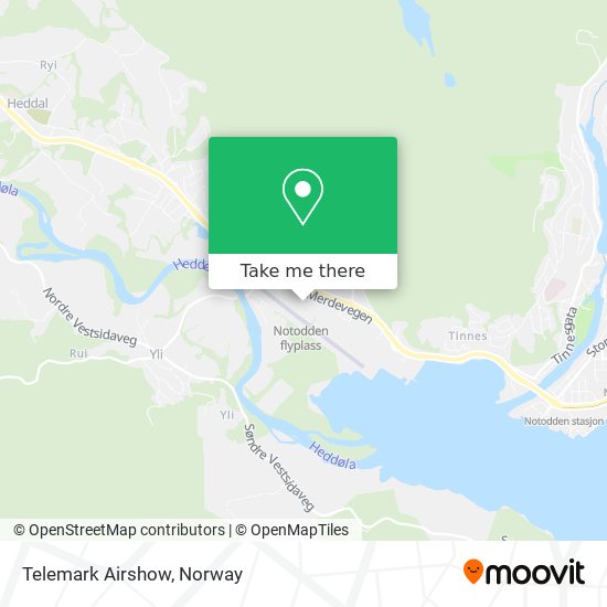 Telemark Airshow map