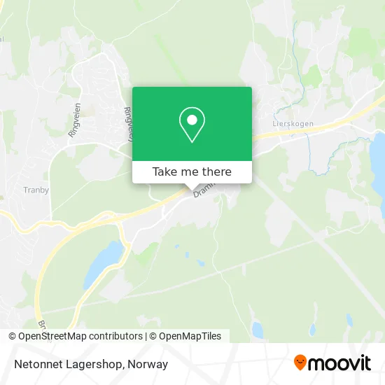 Netonnet Lagershop map