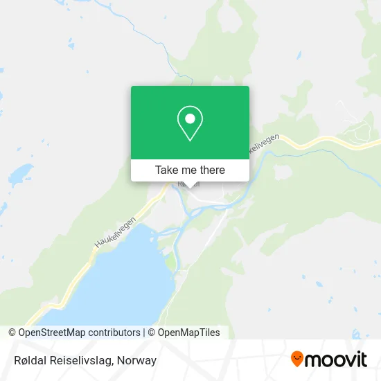 Røldal Reiselivslag map