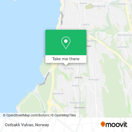 Ostbakk Vulvao map
