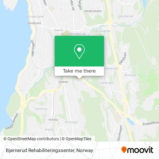 Bjørnerud Rehabiliteringssenter map
