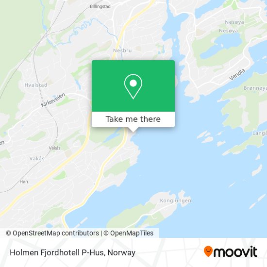 Holmen Fjordhotell P-Hus map