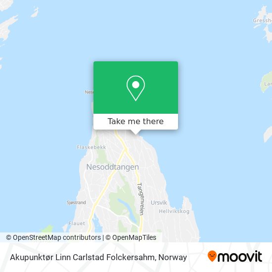 Akupunktør Linn Carlstad Folckersahm map