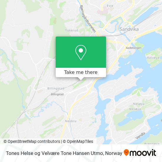 Tones Helse og Velvære Tone Hansen Utmo map