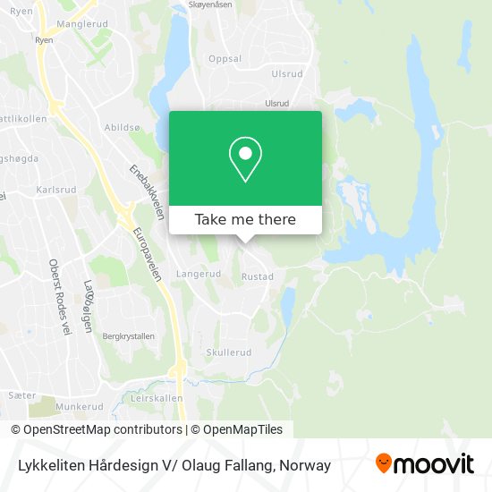 Lykkeliten Hårdesign V/ Olaug Fallang map