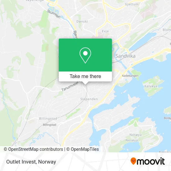Outlet Invest map