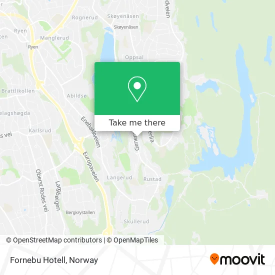 Fornebu Hotell map