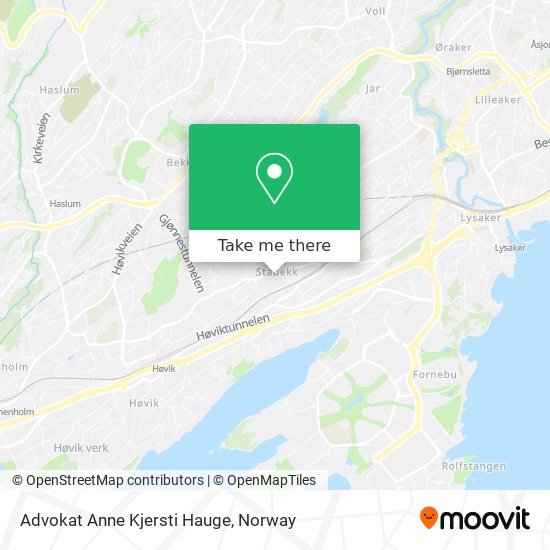 Advokat Anne Kjersti Hauge map