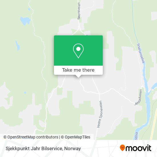 Sjekkpunkt Jahr Bilservice map