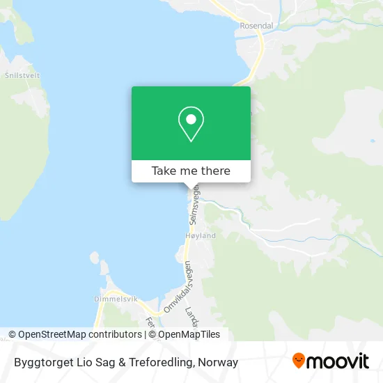 Byggtorget Lio Sag & Treforedling map