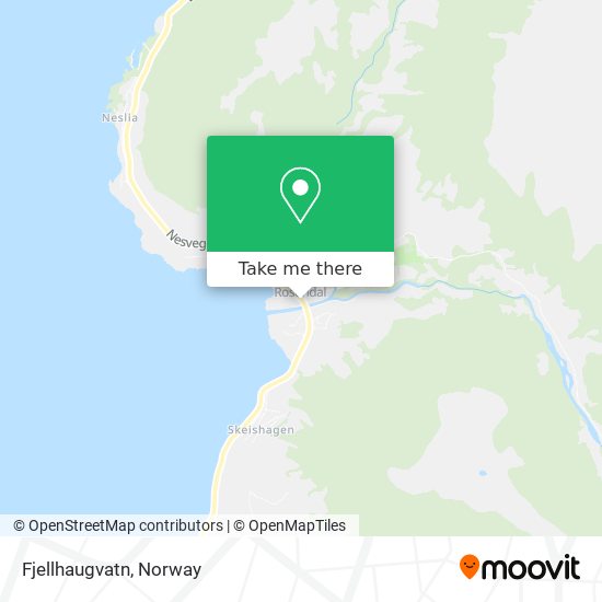 Fjellhaugvatn map