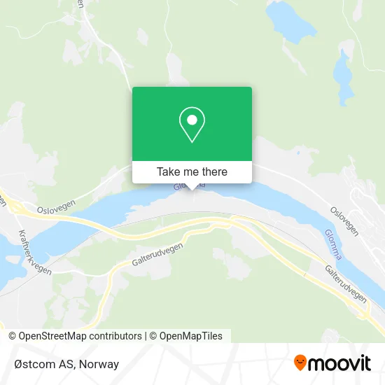 Østcom AS map