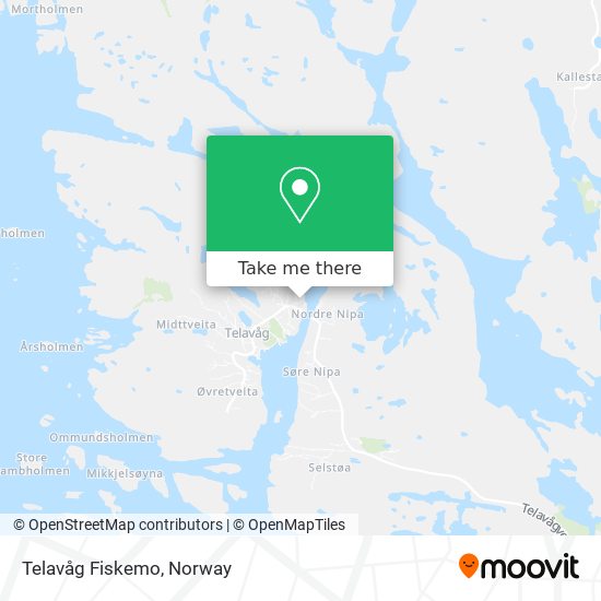 Telavåg Fiskemo map