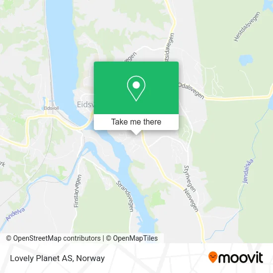 Lovely Planet AS map