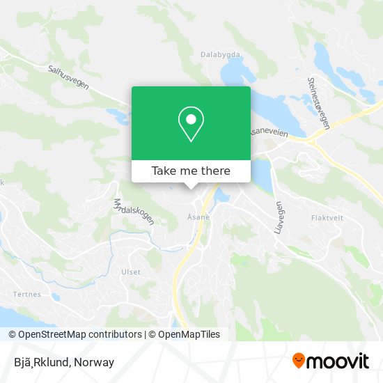 Bjã¸Rklund map