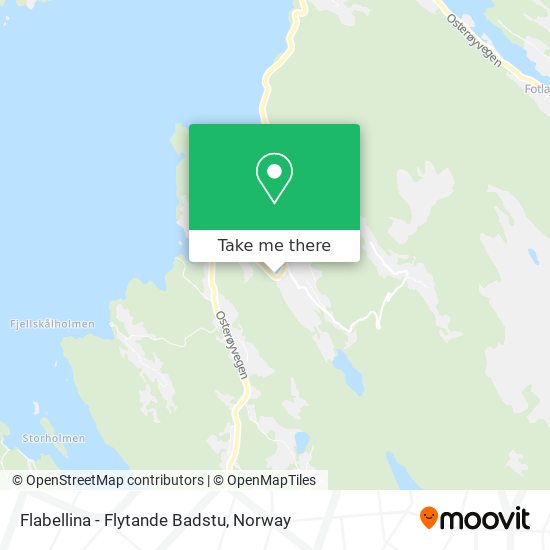Flabellina - Flytande Badstu map