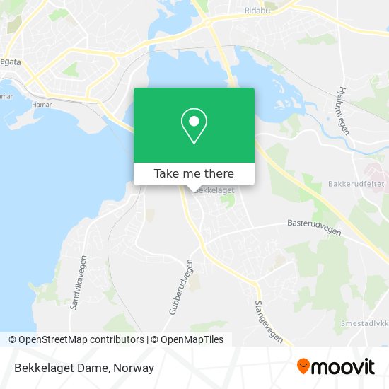 Bekkelaget Dame map