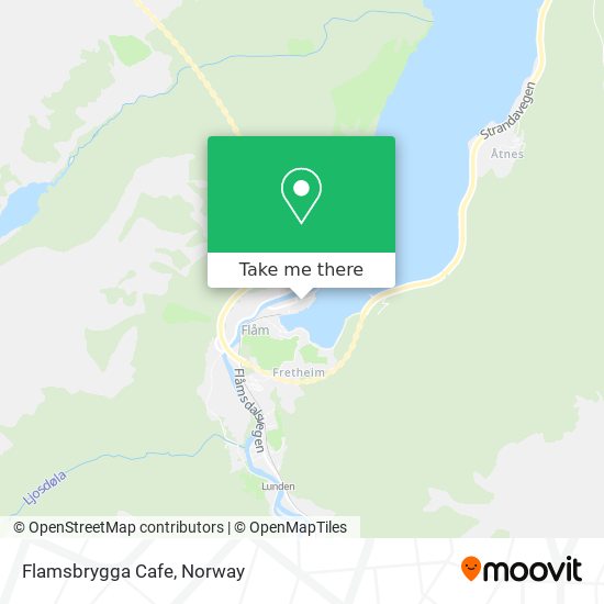 Flamsbrygga Cafe map