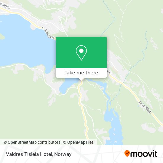 Valdres Tisleia Hotel map