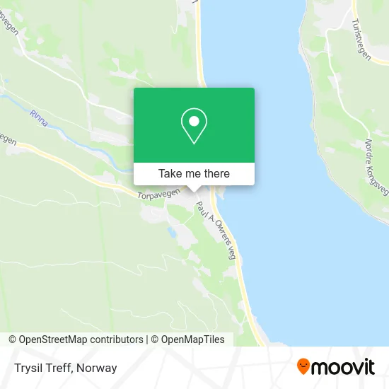 Trysil Treff map
