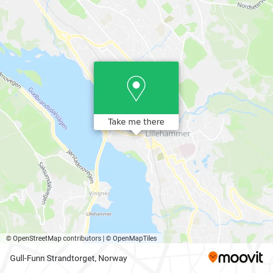 Gull-Funn Strandtorget map